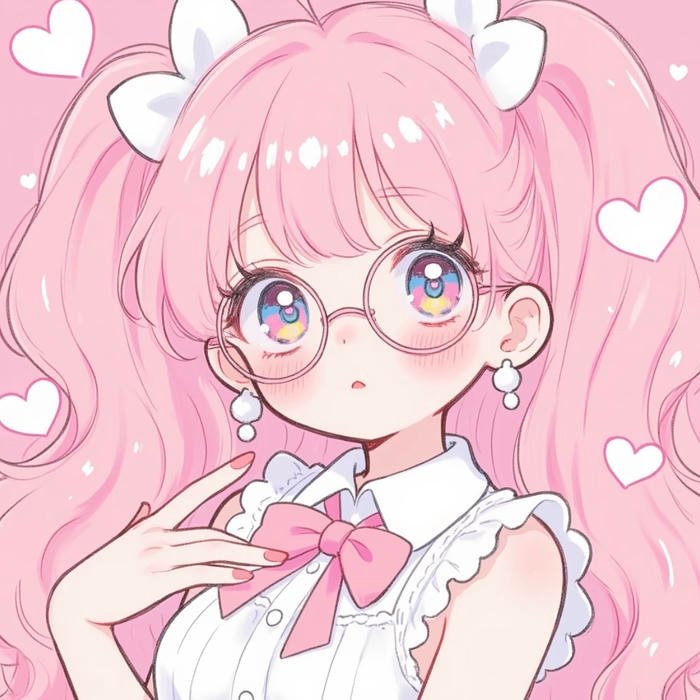 Ảnh anime đeo kính khí chất tao nhã nổi bật