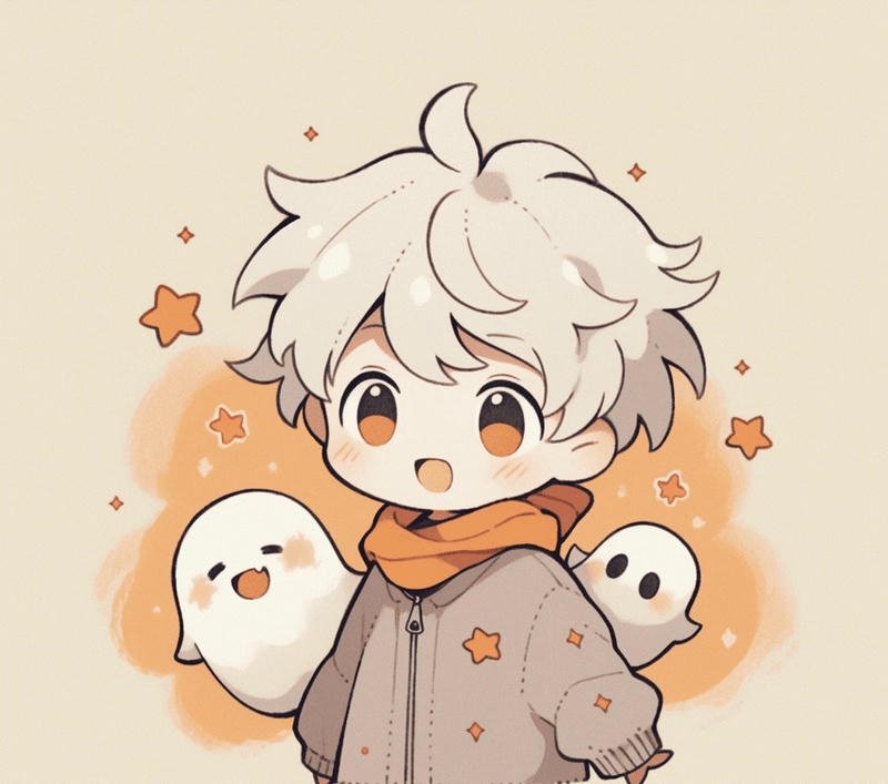 Ảnh anime nam dễ thương trong khung cảnh nhẹ nhàng