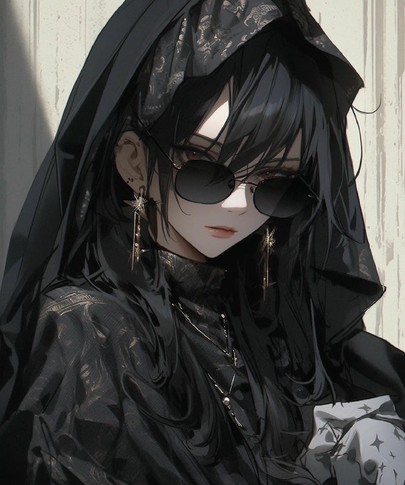 Ảnh anime nam ngầu mang cảm giác cô đơn