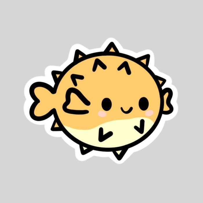 Ảnh hình dán sticker phối màu bắt sáng cuốn hút