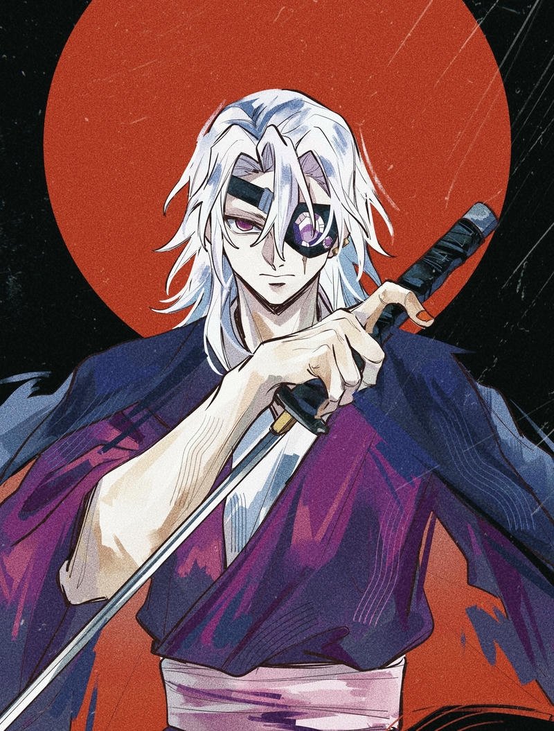 Ánh mắt trầm tối của ác quỷ trong hình ảnh anime ác quỷ lạnh lùng