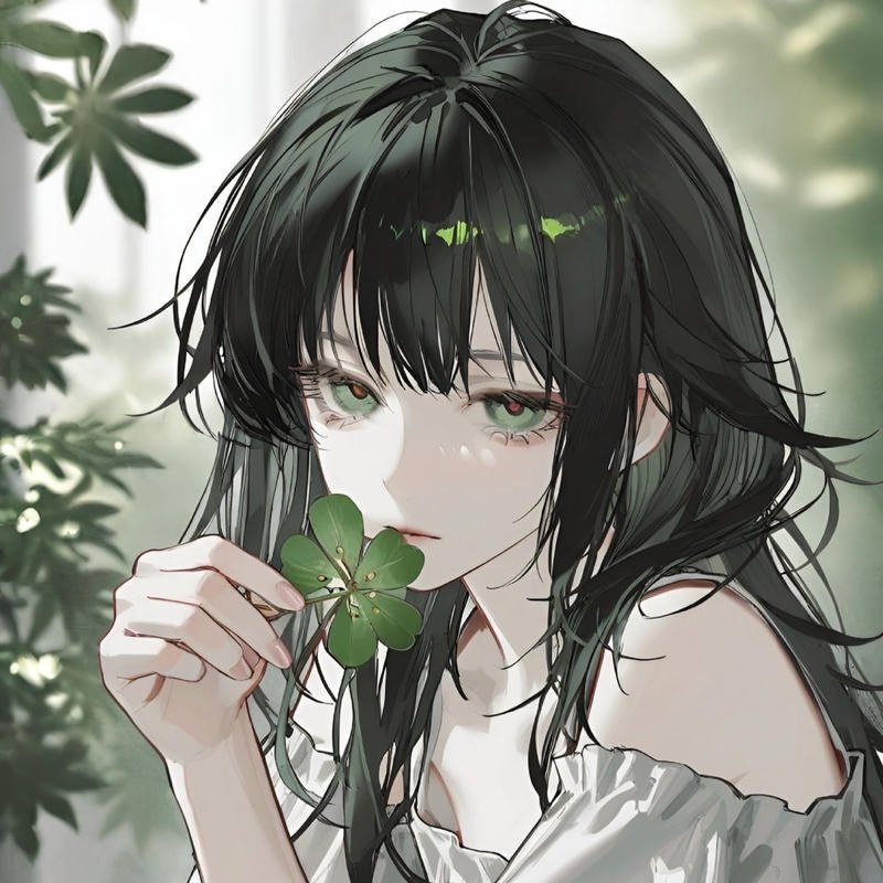 Ánh mắt trong trẻo của thiếu nữ anime