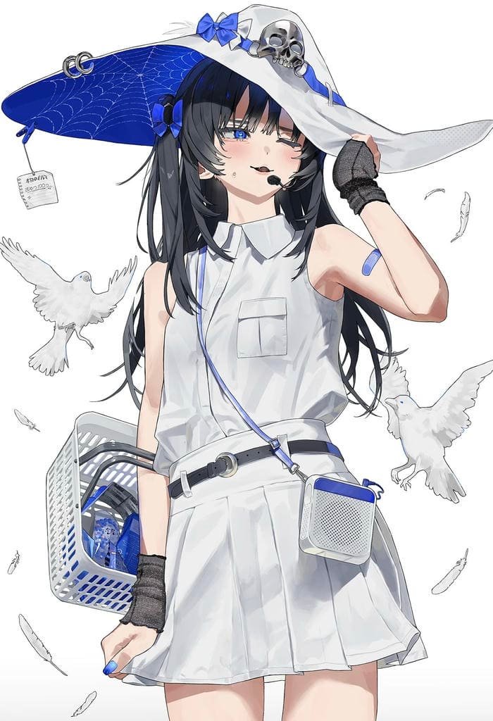 Ảnh nhân vật anime nữ tạo hình thanh lịch sang trọng