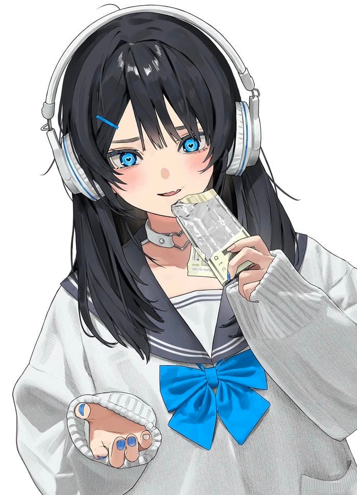 Ảnh nhân vật anime nữ vẻ đẹp bí ẩn quyến rũ