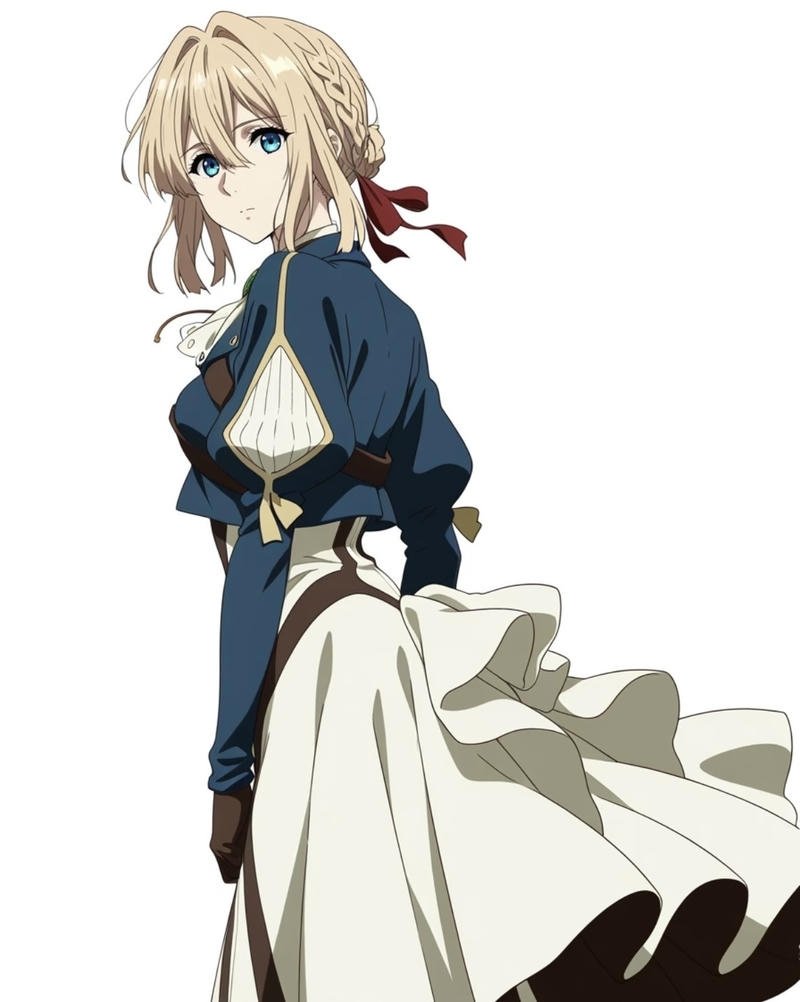 Ánh nhìn dịu dàng trên khuôn mặt thiếu nữ anime