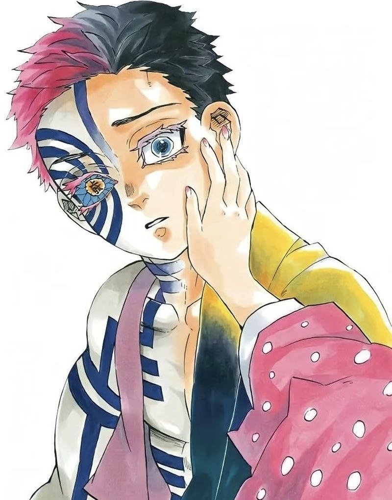 Ánh nhìn dữ dội của chiến binh trong ảnh Akaza