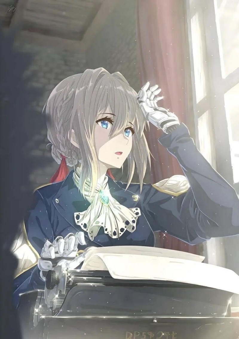 Ánh nhìn mơ màng của cô gái anime