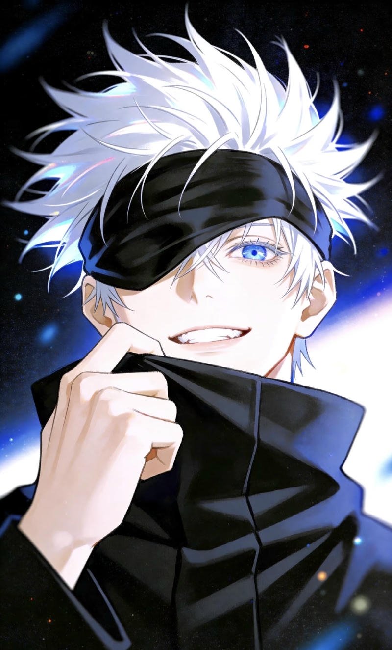 Ánh nhìn sâu lắng từ chàng thanh niên anime