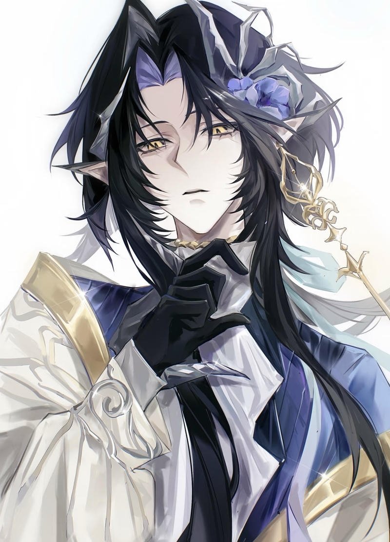 Ánh nhìn sâu lạnh của ác quỷ trong hình ảnh anime ác quỷ lạnh lùng