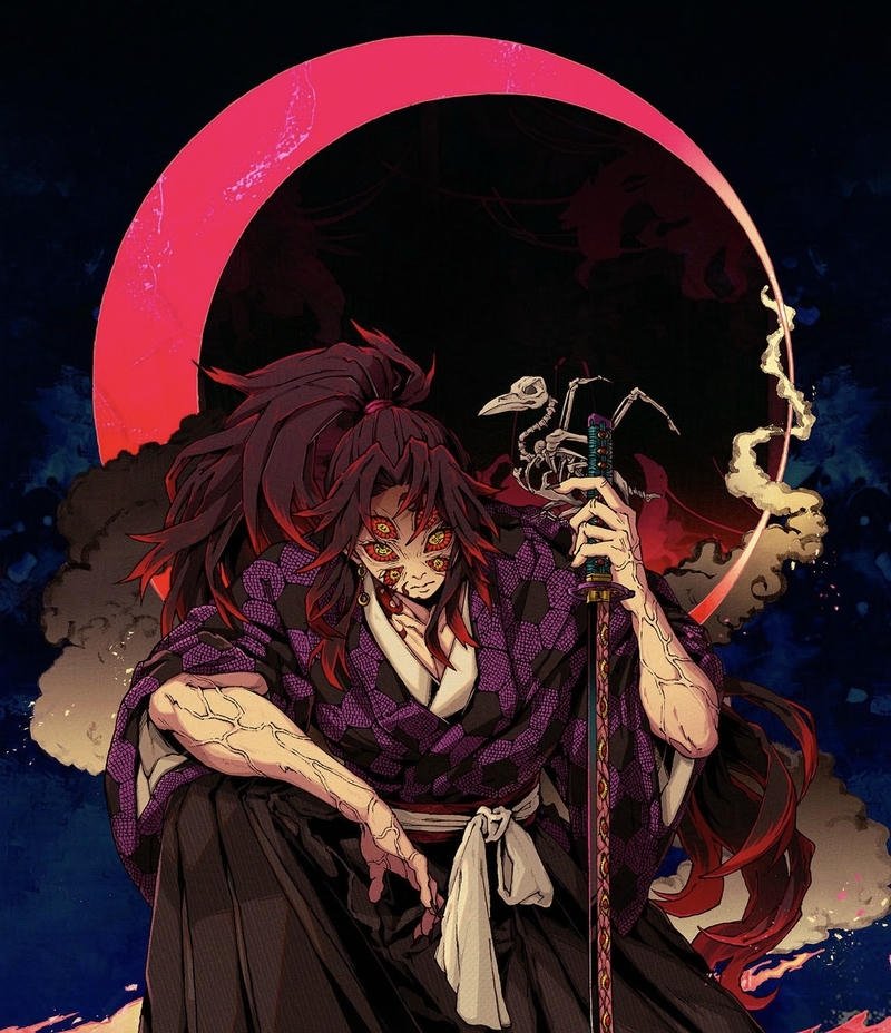 Ánh sáng mờ ảo bao quanh trong hình ảnh anime ác quỷ lạnh lùng