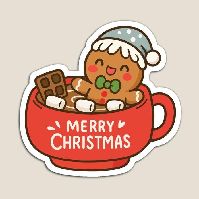 Ảnh sticker Noel sắc thái rạng rỡ