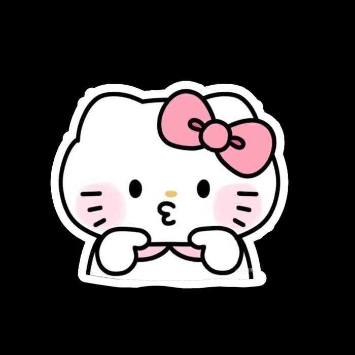 Ảnh sticker dễ thương cảm giác vui vẻ