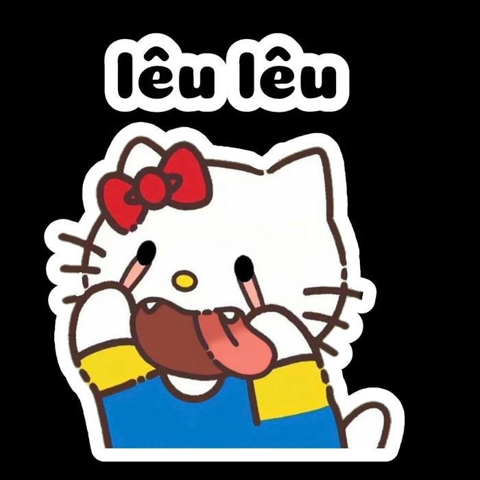 Ảnh sticker dễ thương nét vẽ mềm mại