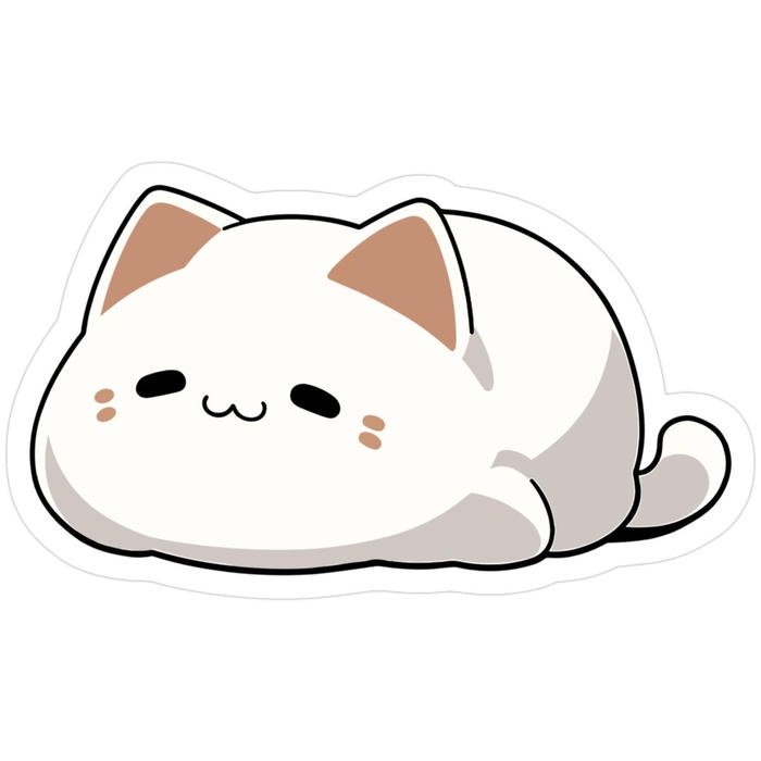 Ảnh sticker mèo cảm giác vui tươi