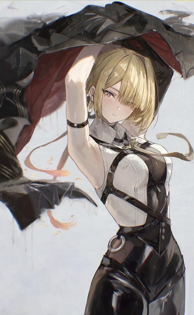 Biểu cảm dịu dàng của một nhân vật anime