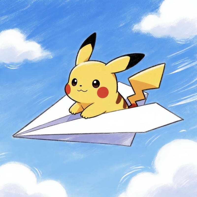 Biểu cảm hài hước từ Pikachu làm khung hình sinh động