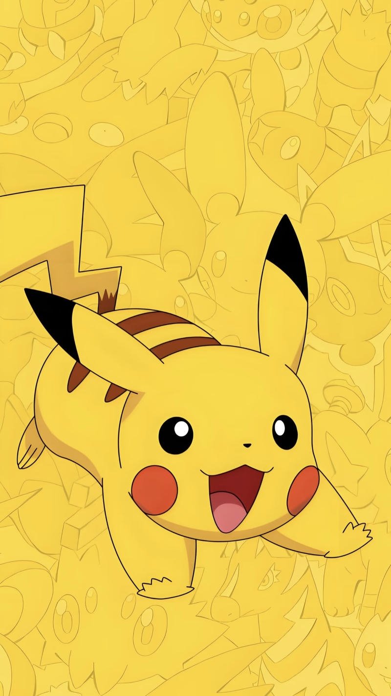 Biểu cảm vui tươi của Pikachu mang năng lượng tích cực