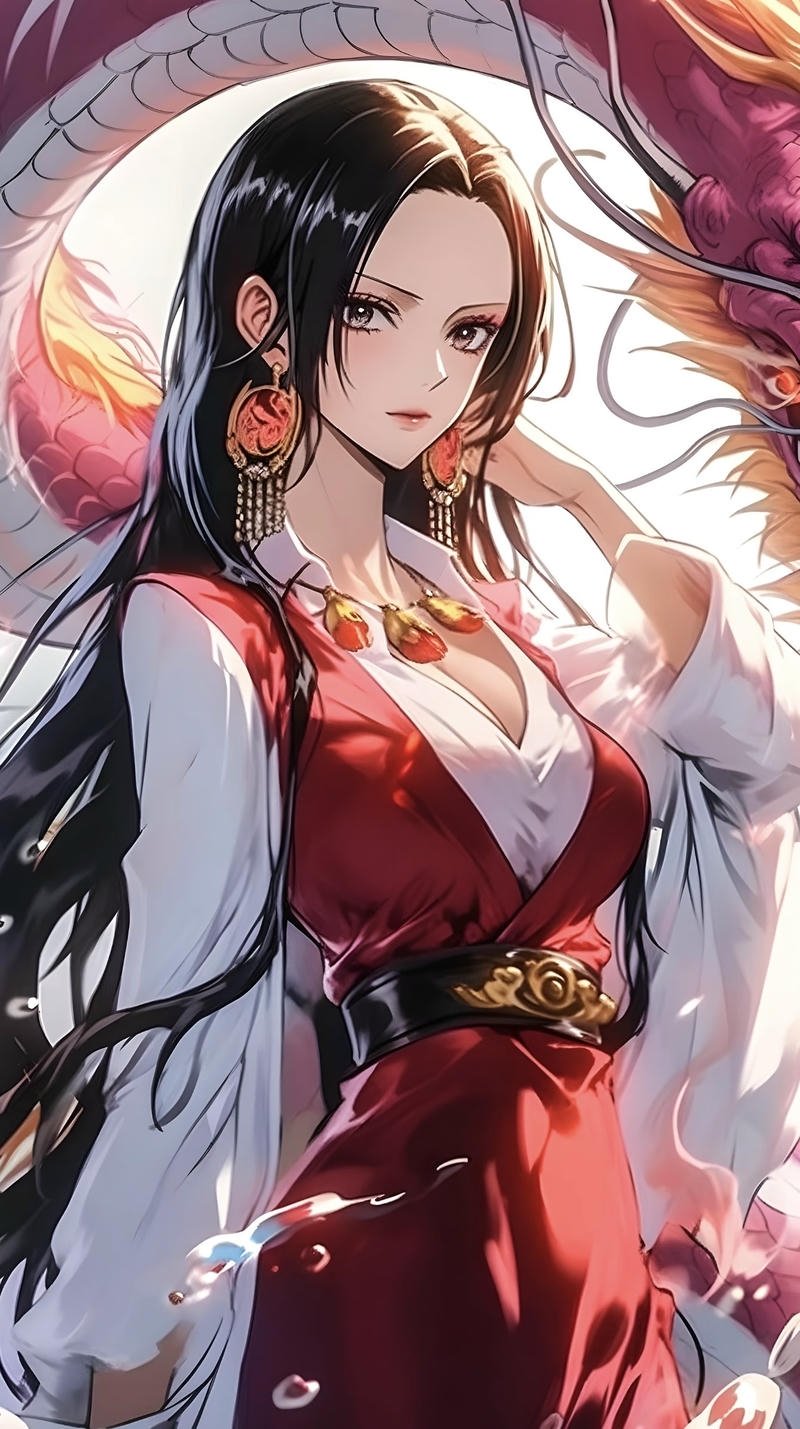 Boa Hancock ánh mắt sắc sảo và thần sắc mạnh mẽ