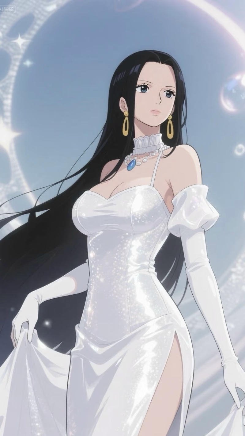 Boa Hancock biểu cảm lạnh nhạt mang khí chất quyền lực