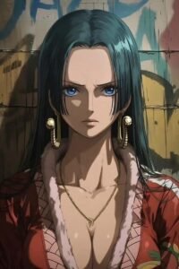 Boa Hancock với đôi mắt sâu và gương mặt hoàn mỹ