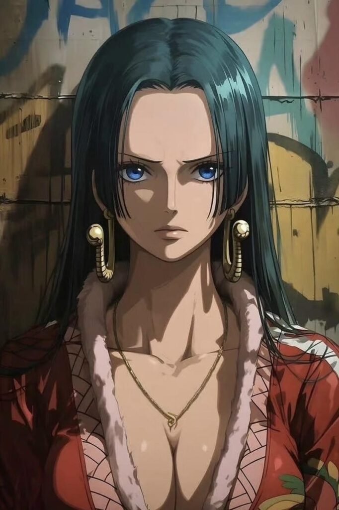 Boa Hancock với đôi mắt sâu và gương mặt hoàn mỹ