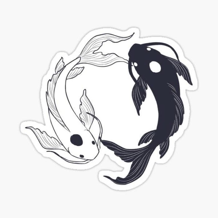 Bức ảnh hình sticker cute không màu hình dạng tròn trịa