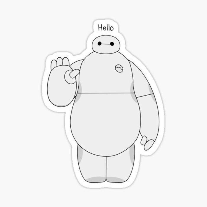 Bức ảnh hình sticker cute không màu phong cách mộc mạc