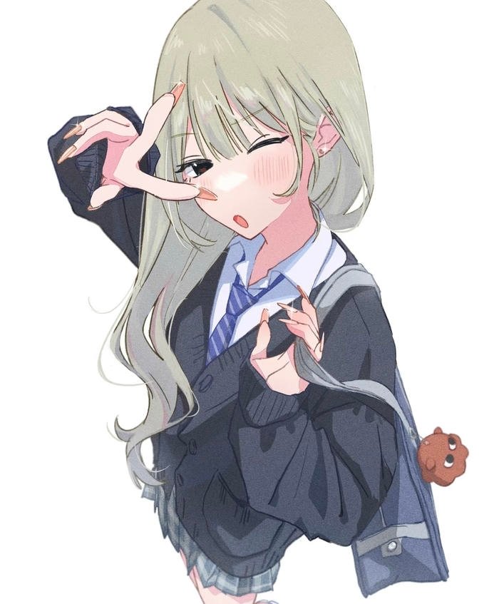 Bức ảnh nhân vật anime nữ dáng vẻ thanh tao