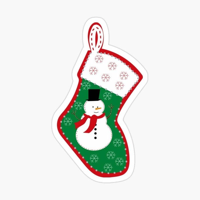 Bức ảnh sticker Noel biểu tượng mùa đông
