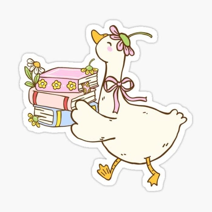 Bức ảnh sticker dễ thương màu sắc hài hòa