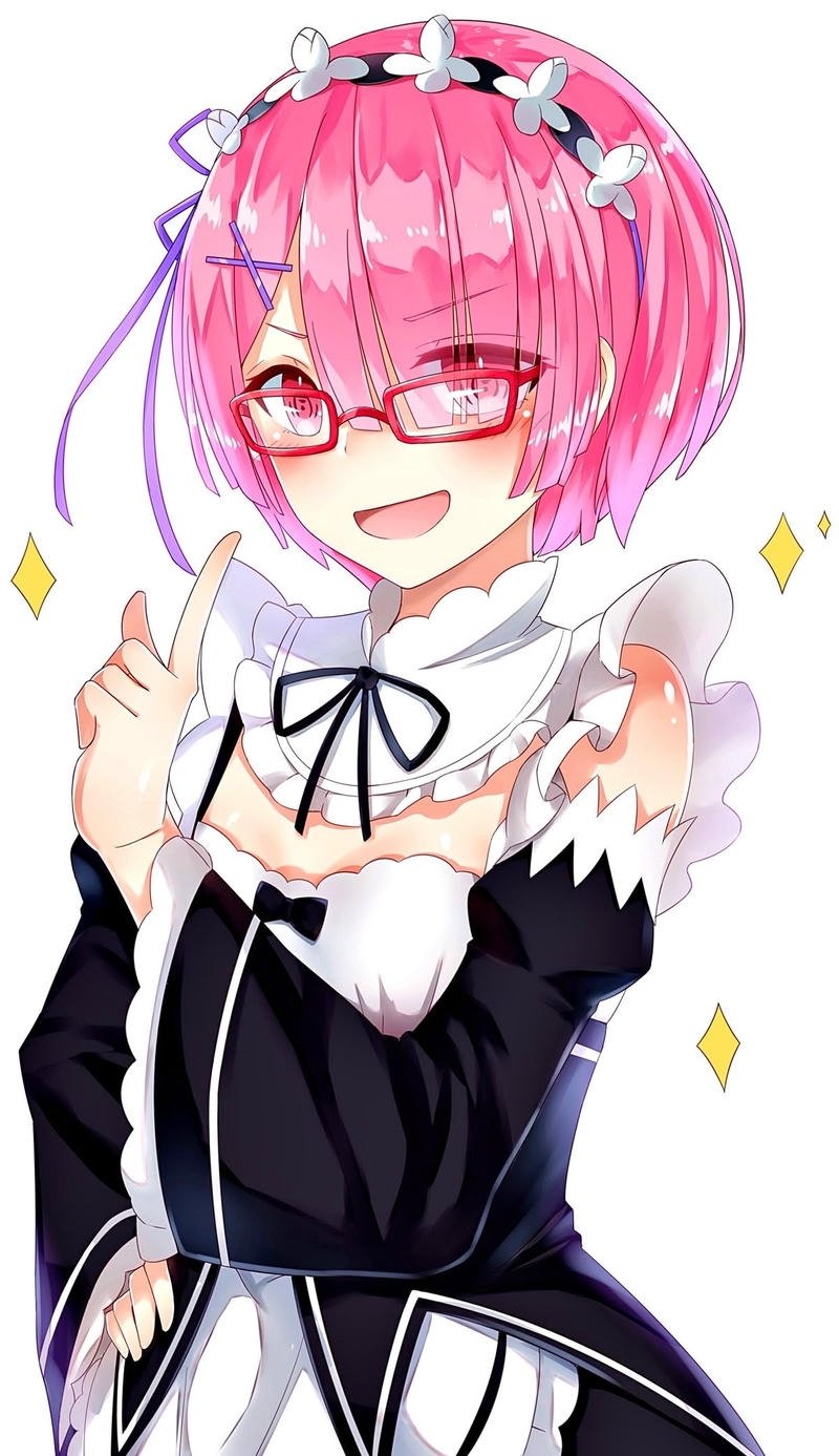 Bức hình Ram Re Zero với ánh mắt sắc sảo ấn tượng