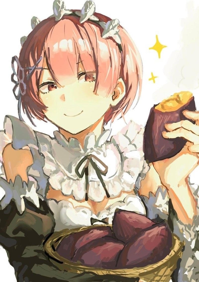 Bức hình Ram Re Zero với ánh mắt sâu lắng