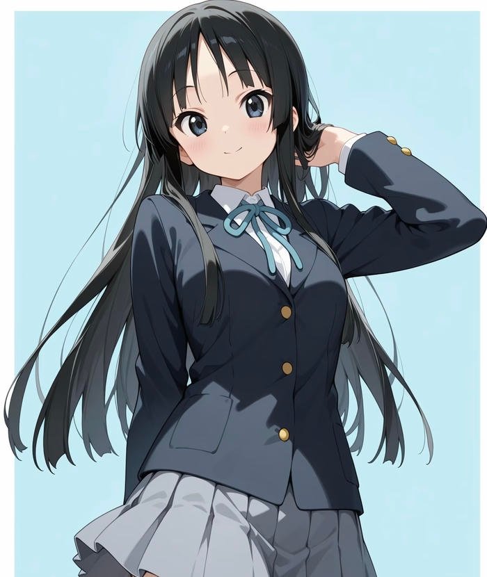 Bức hình anime học sinh phong cách năng động cá biệt