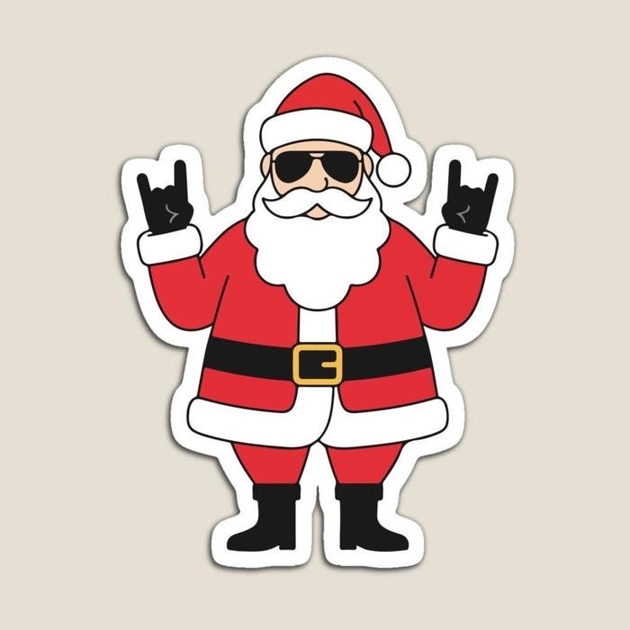 Bức hình sticker Noel cảm hứng ấm áp