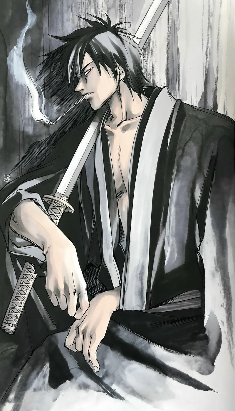 Cái nhìn sắc bén của nhân vật trong hình ảnh anime ác quỷ lạnh lùng