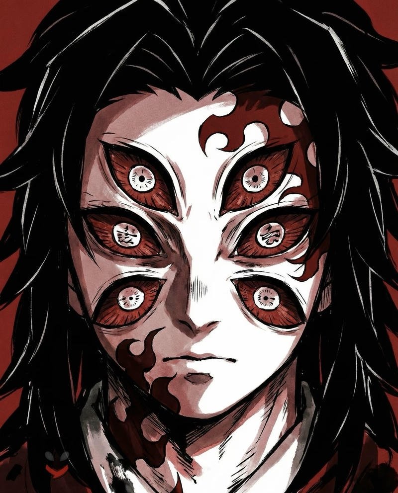 Cái nhìn thờ ơ của ác quỷ trong hình ảnh anime ác quỷ lạnh lùng