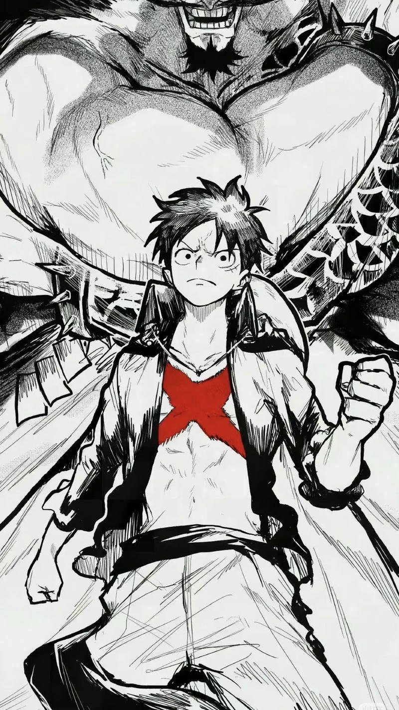 Chân dung Luffy mũ rơm thần thái tự do đại dương