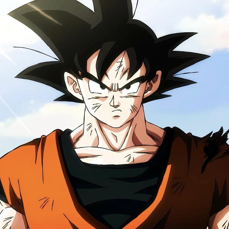 Chân dung SonGoku ánh mắt quyết tâm trước trận chiến lớn