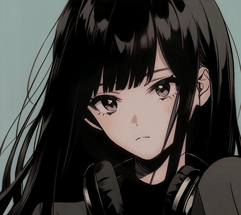 Chàng trai anime ngầu ánh mắt sắc lạnh