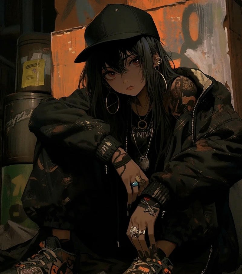 Chàng trai anime ngầu thần thái mạnh mẽ cuốn hút