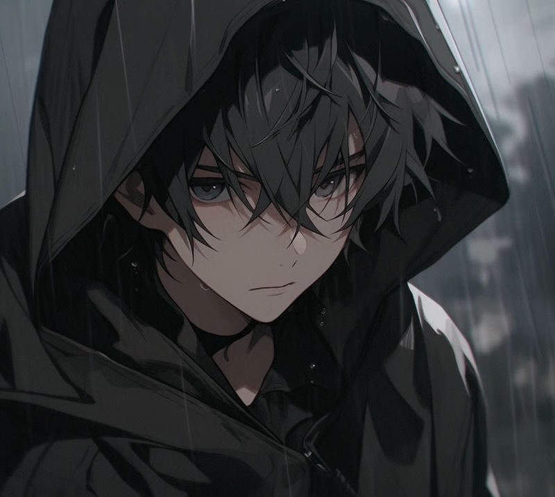 Chàng trai buồn ánh mắt sâu lắng ảnh anime nam