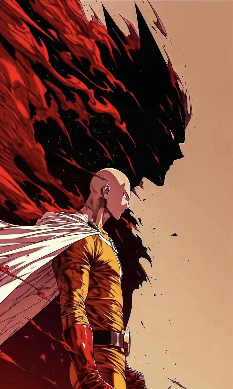 Chiếc thắt lưng tròn đặc trưng trên ảnh Saitama