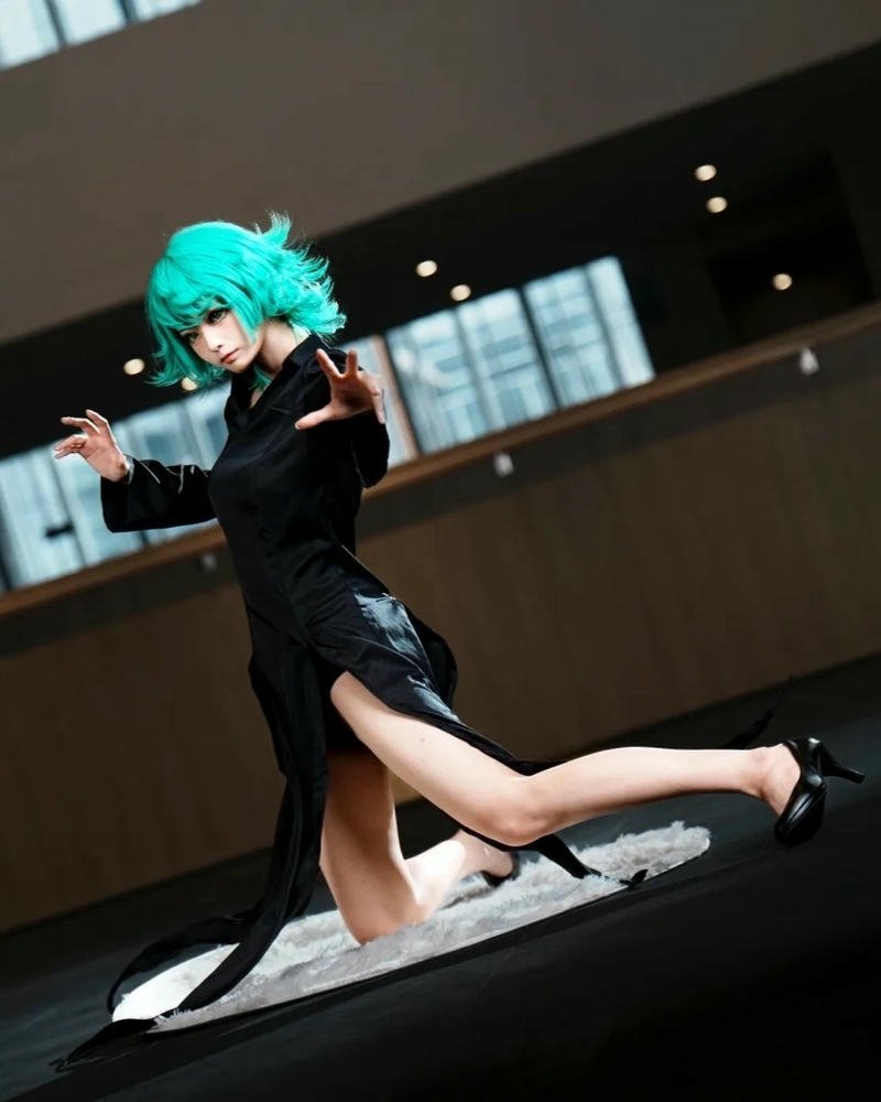 Cosplay Tatsumaki phong cách anime sống động cuốn hút