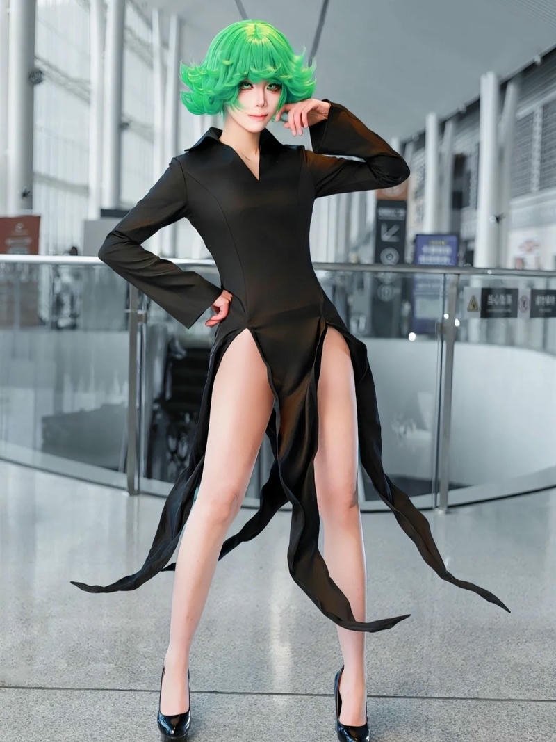 Cosplay Tatsumaki thần thái lạnh lùng quyến rũ