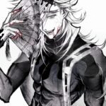 Dáng đứng trầm lặng của nhân vật trong hình ảnh anime ác quỷ lạnh lùng