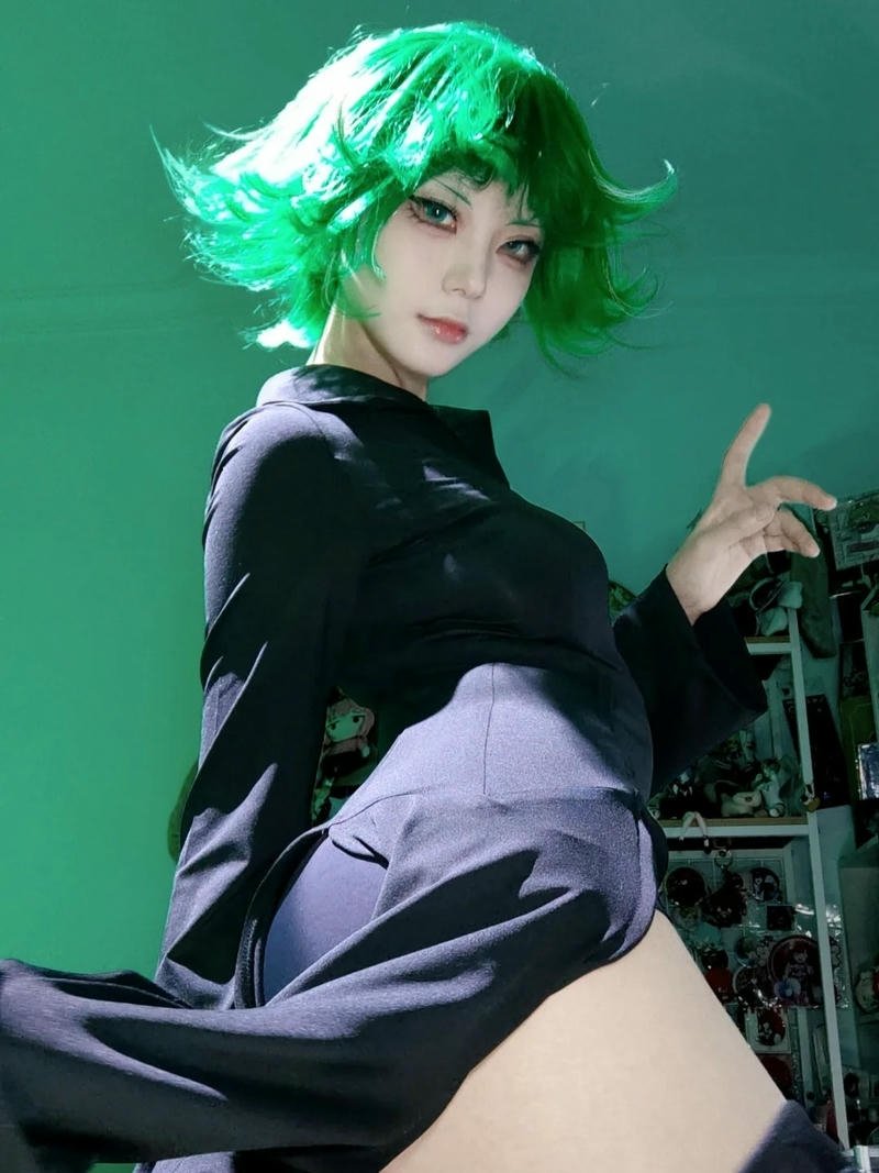 Diện mạo Tatsumaki khi được hóa trang anime
