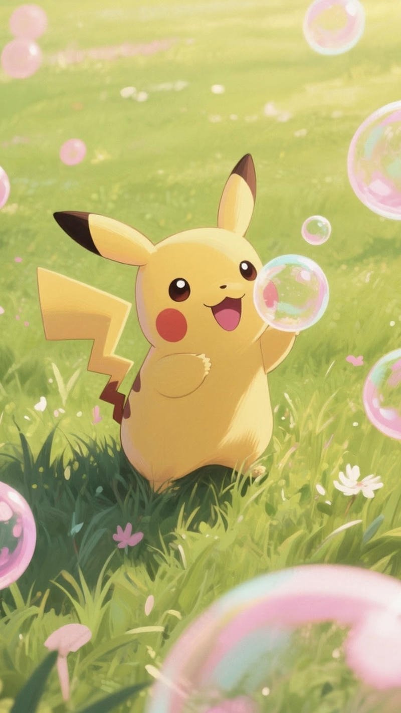 Đôi má đỏ đặc trưng của Pikachu cực kỳ ngộ nghĩnh