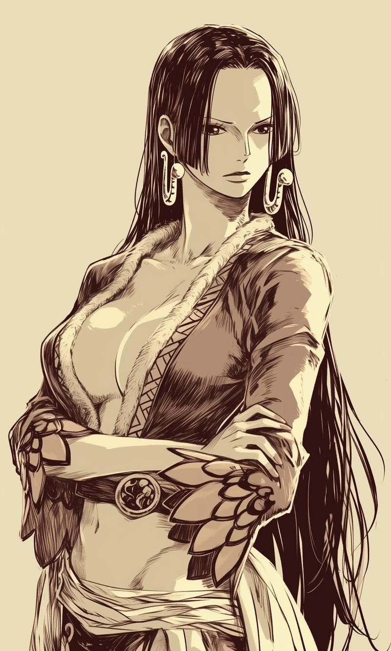 Dung nhan nổi tiếng của Boa Hancock trong thế giới hải tặc