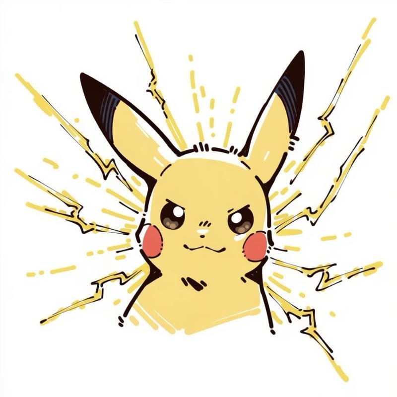 Gương mặt hồn nhiên của Pikachu khiến người xem thích
