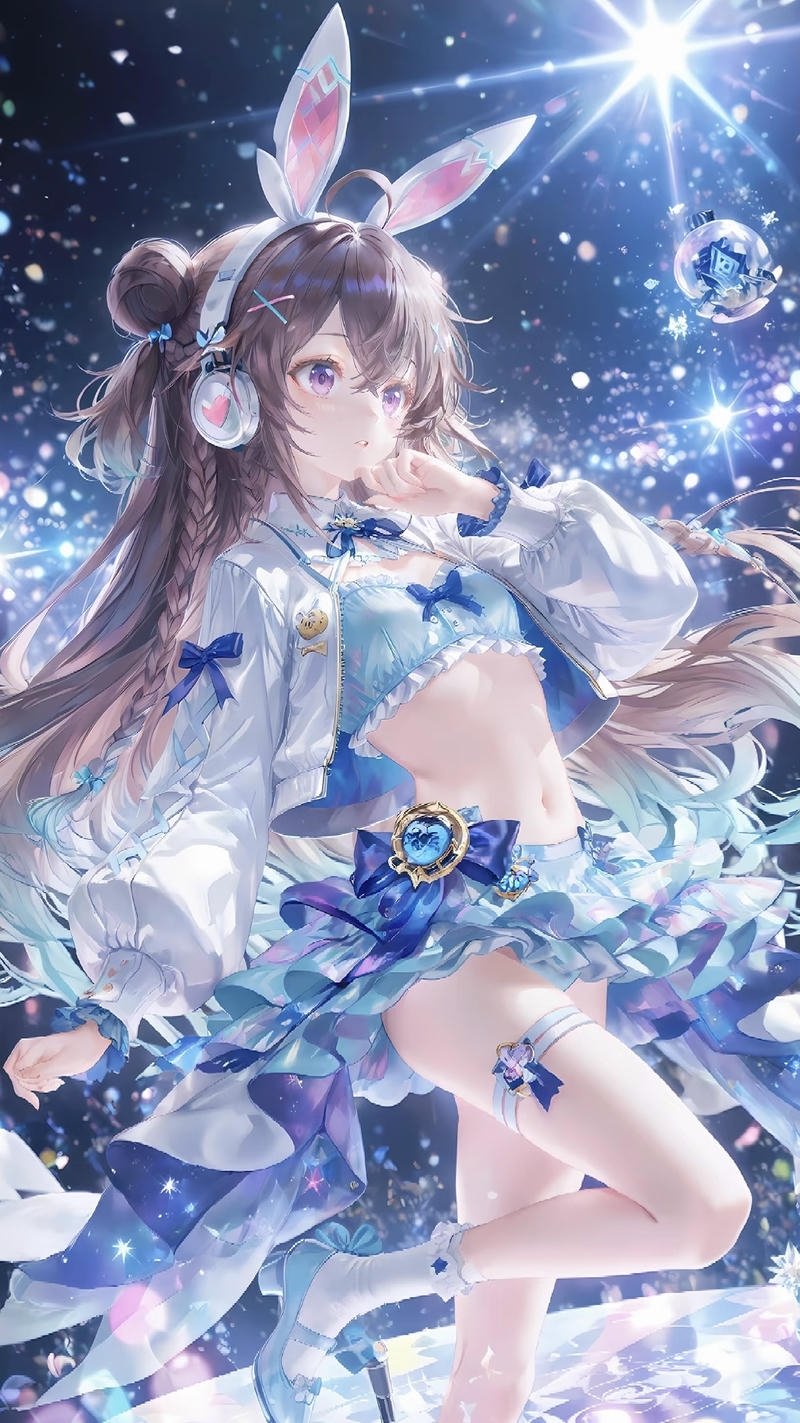 Gương mặt nhẹ nhàng của thiếu nữ anime